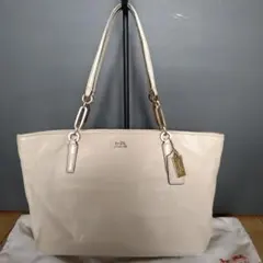 コーチ マディソン トートバッグ 26805 レザー 金具 タグ付 A4可 袋有