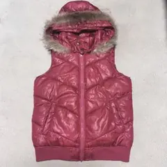 Y2K ピンク ファー ダウンベスト archive 平成 ギャル M