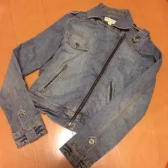 大幅値下げ＊tommy jeans デニムライダース