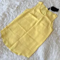 【L&A】（M）イエロー ノースリーブ チュニックのサムネイル