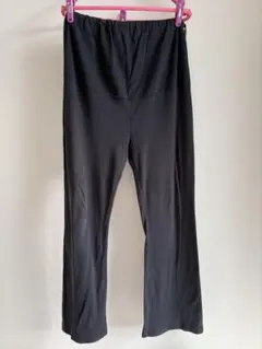 マタニティ パンツ　ズボン　ELFINDOLL　ブラック L サイズ調整可