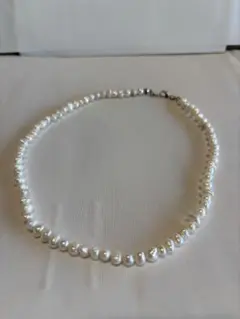 ホワイトパールネックレス 全長約40cm