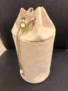 BVLGARI 巾着ポーチ ベージュ