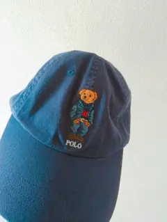 Polo Ralph Lauren クマ刺繍 ネイビーキャップ