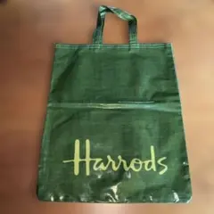 Harrods ハロッズ トートバッグ グリーン