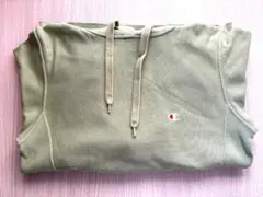 チャンピオン パーカー リバースウィーブ スウェット グリーン メンズ Sサイズ