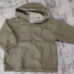 babyGAP　フード付きジャケット パーカー　オリーブグリーン