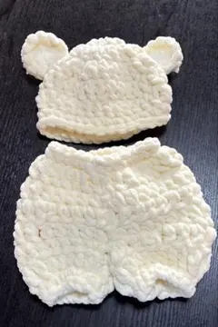 クマさんニューボーンフォト衣装