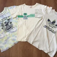 120cm Tシャツ3点セット SLAP SLIP adidas プティマイン