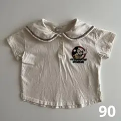 (90) ミッキー セーラー襟 Tシャツ バースデイ Disney babyのサムネイル