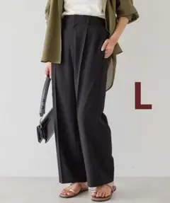 AMERICANHOLIC　美•美•美 ワイドパンツ　Ｌ　ブラック