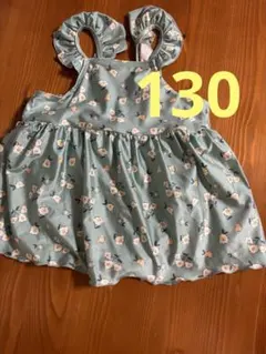 花柄ワンピース水着 ミントグリーン