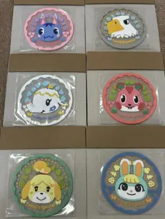 どうぶつの森 クリアラバーコースター 6種セット