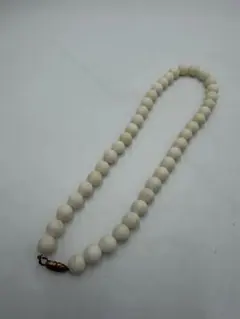 白珊瑚　K18 ネックレス　サンゴ　天然　アクセサリー