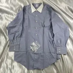 訳あり　米国製　ブルックスブラザーズ　ドレスシャツ　L-XL ストライプ