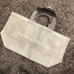 【美品限定】DEAN &DELUCA メッシュトートバッグ　ミントブルーBIG