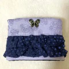 ANNA SUI アナスイ　蝶モチーフ　テッシュケースポーチ　小物入れ
