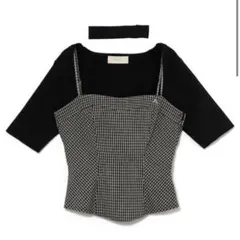 ANDMARY ♡ Nancy check set tops 新品未使用定価以下