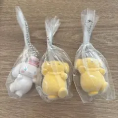 サンリオキャラクターズ　ミニチュアチャーム　 ライブキャラクター　3点セット
