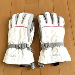 IGNIO スキーグローブ ホワイト/グレー