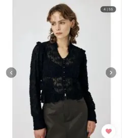 moussy レースブラウス