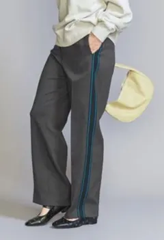 【美品】ビューティーアンドユース　ユナイテッドアローズ　サイドラインワイドパンツ