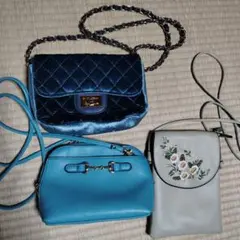 レディースショルダーバッグ3点まとめ売り