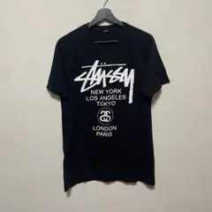 【Stussy】 ブラック Tシャツ Mサイズ