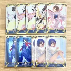 FGOアーケード fgoac 両儀式 浅上藤乃 最終fatal 全3種セット FGOアーケード fgoac 両儀式 浅上藤乃 最終fatal 全3種セット - メルカリ