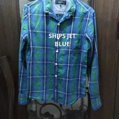 SHIPS JET BLUE 長袖シャツ Sサイズ