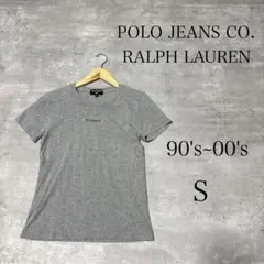 90's 00's POLO JEANS 半袖 星条旗 Tシャツ レディースのサムネイル