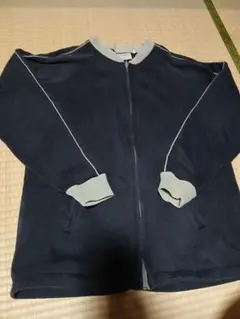 BEAMS ジップアップスウェット ネイビー Mサイズ
