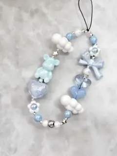 ビーズストラップ スマホストラップ 携帯ストラップ