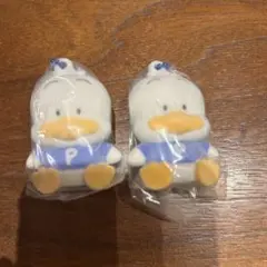 サンリオ　ふわわフロッキーマスコット　はぴだんぶい　あひるのペックル　2個セット