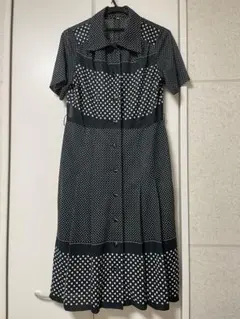 【掲載3/29まで】レトロワンピース　水玉