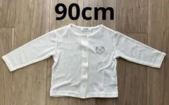 SLAP SLIP カーディガン 90cm ホワイト　女の子