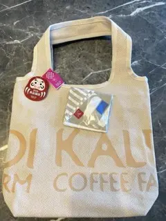 カルディ 福袋 2026 食品 バッグ・手ぬぐいエコバッグ 2点セットバッグのみ