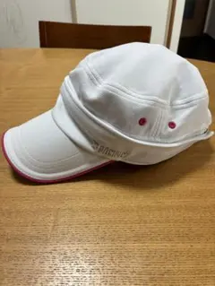 PACIFIC テニス用キャップ ホワイト ピンクのサムネイル