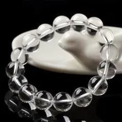 高品質 ほぼ透明！ 水晶ブレスレット 10㎜ 1巻 天然石 パワーストーン 浄化