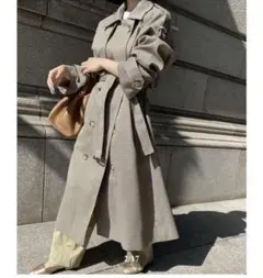 marron check coat le.ema チェック　コート　アウター