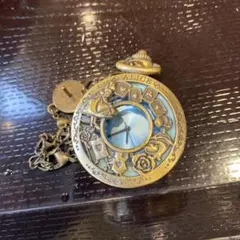 【美品】ディズニー★不思議の国のアリス★懐中時計★