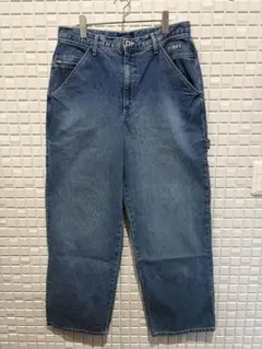 90s GUESS jeans USA製 ペインターデニム サイズ34 ゲスのサムネイル