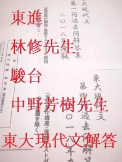 東進 林修先生 最新19年度 東大現代文 過去問解答集フルセット 鉄緑会