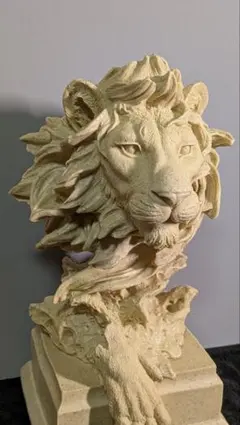 ★ライオン 獅子像 ガーデンオブジェ 2体セット、高さ60センチ幅30センチ★ ☆ライオン 獅子像 ガーデンオブジェ 2体セット、高さ60センチ幅30