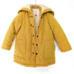 デニム＆ダンガリー コート ジャンパー ジャケット ボア フード 防寒 100