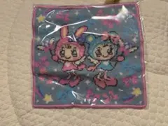 ナルミヤ シェニール織 ハンカチ メゾピアノ ベリエちゃん ブルー
