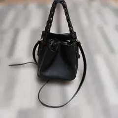 Unbillion パッチワークハンドル2wayショルダーバッグ ブラックのサムネイル
