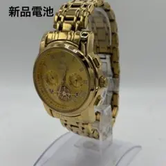 OLEVS腕時計2859Gメンズ金文字盤ゴールドメタルブレスクロノグラフのサムネイル