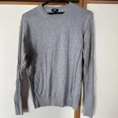 ユニクロ　ウォッシャブルコットンメリノクルーネックセーター　S
