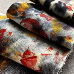 22 デニムペイント　ハギレ